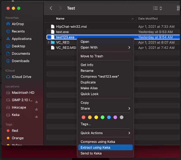 extract files for mac